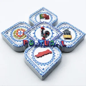مغناطيس ثلاجة فسيفساء برتغالية ، ملصقات مغناطيسية ، إبداعية ، فسيفساء ، هدايا تذكارية ، هدايا زفاف أفضل 6 مبيعات في البرتغال - رقم 3