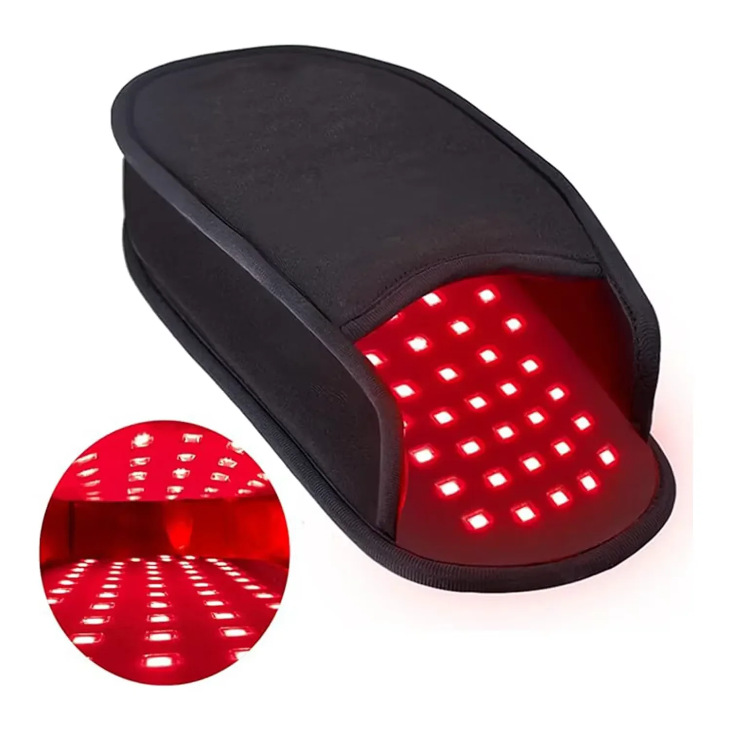 Upgraded Red Infrared Light Therapy Slippers for Feet Pain Relief LED Light Therapy Shoes for Foot Toes Instep Heel
