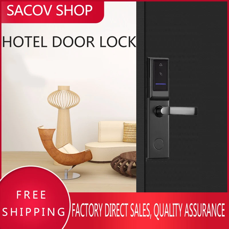 Materiale in acciaio inossidabile Smart Mifare Card Electronic Hotel Lock System all'ingrosso Electronic RF Key Card Door Lock Hotel