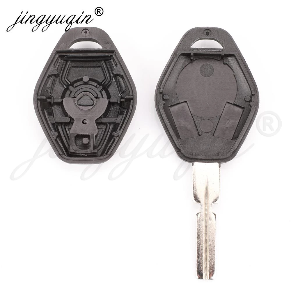 Jingyuqin-carcasa de repuesto para llave de coche, carcasa de mando a distancia para BMW 3, 5, 7, serie Z3, Z4, X3, X5, M5, 325i, E38, E39, E46, 3