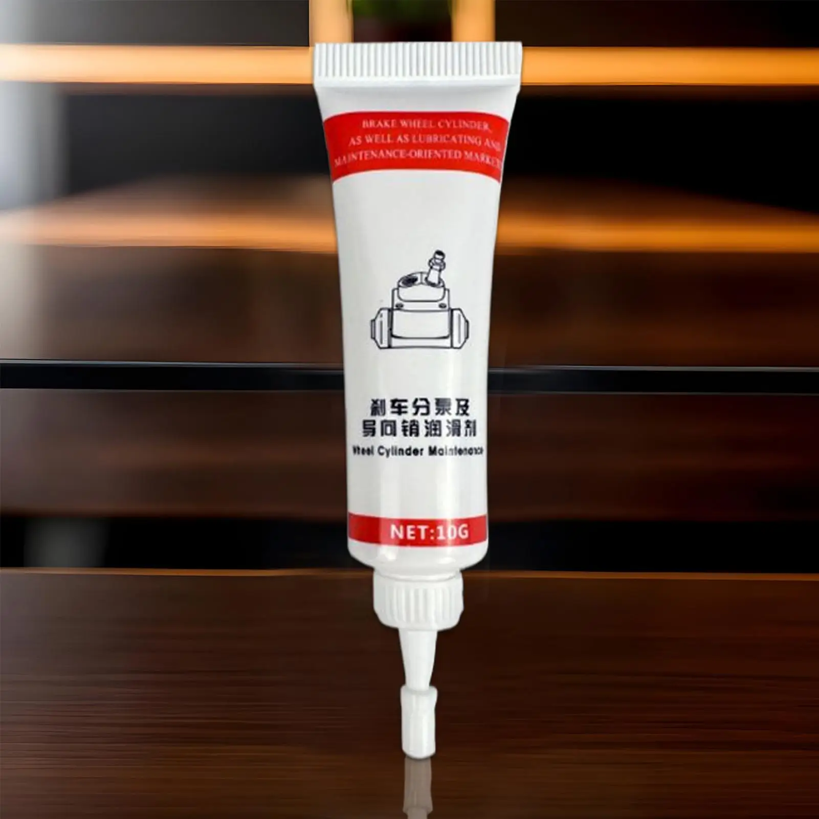 Graxa para freio resistente ao calor, eliminando o ruído, graxa para freio de longa duração, à prova de umidade, proteção de lubrificação para carros, para um funcionamento suave
