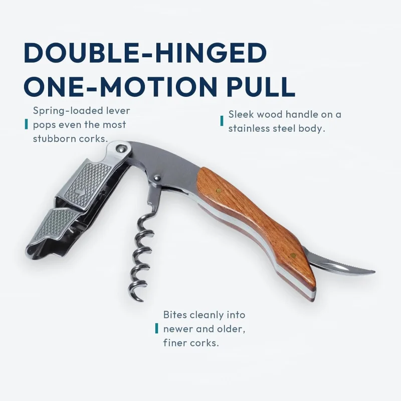 Professional Wine Opener Corkscrews for Wine Bottles for Servers, Waiters, Bartenders and Home Use