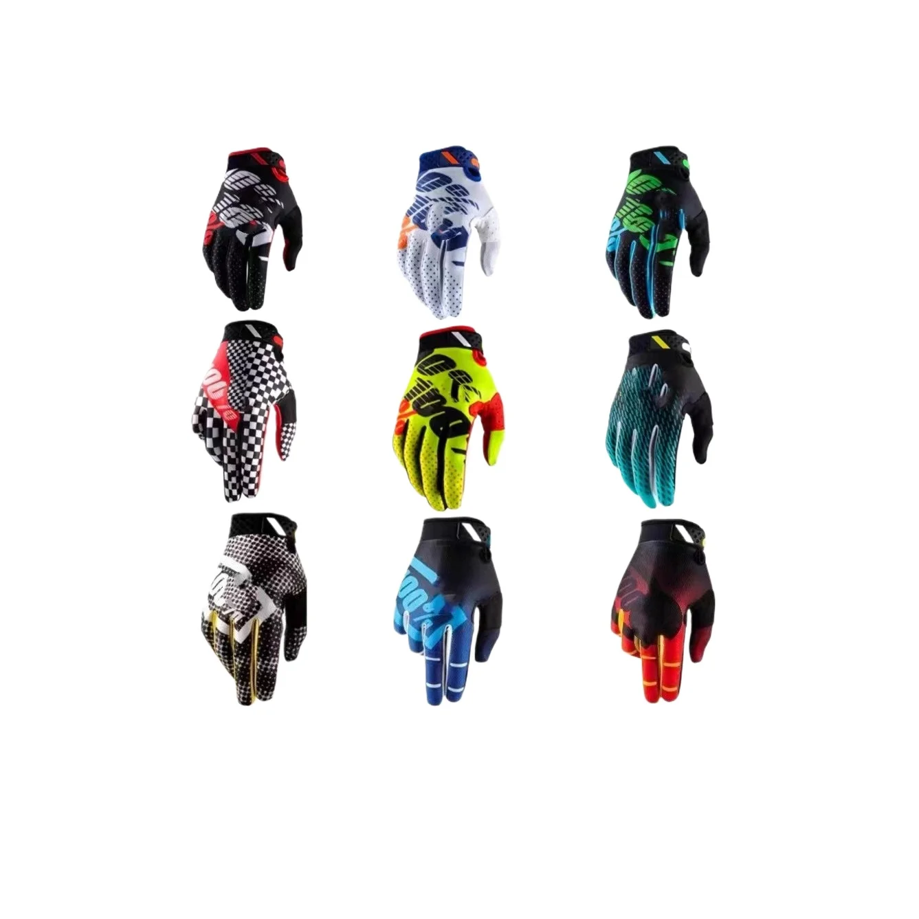 

New 9 Colors Cycling Gloves Men Women Mountain Bike Motorcycle Riding Durable Full Finger Gauntlets Bicycle MTB