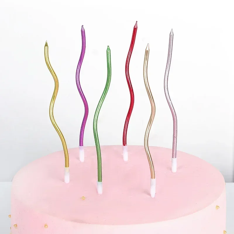 Birthday Cake Candles Cake Topper Insert Creative Birthday Party Dessert Wedding Decoration Baby Children Party Cake Topper Kids