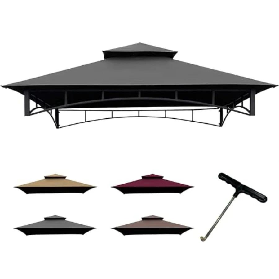 

Replacement Gill Gazebo BBQ Canopy Top for Model #L-GG001PST-F Gazebo Grill Canopy BBQ Gazebos Top Only