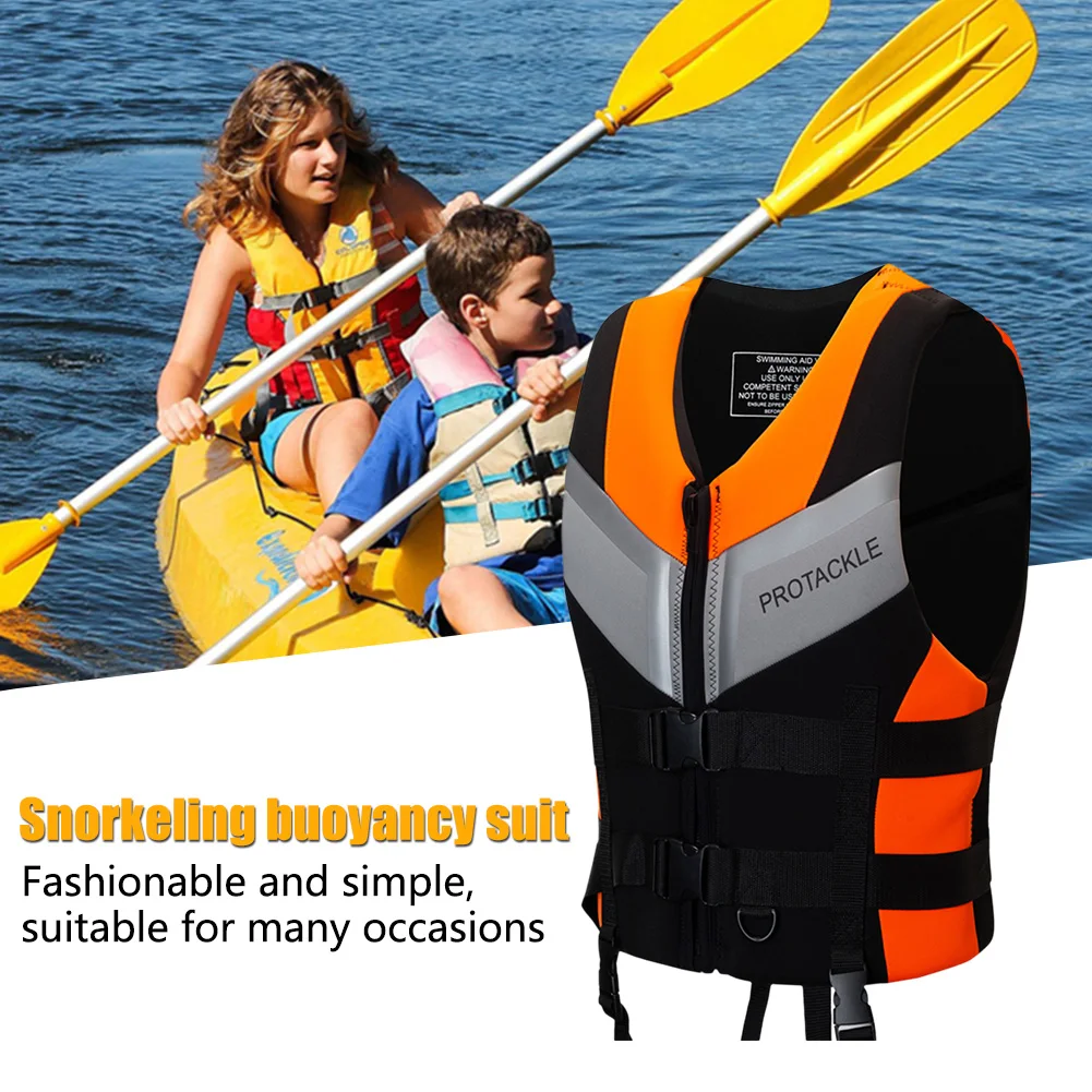 Kayak Life Jacket Professional Safety Life Vest Adult Life Jacket Swimming Vest Children Fishing Life Jacket for Surfing Kayak