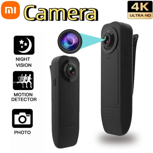 Xiaomi Ultra HD 4K cámara de mano deporte senderismo Mini pluma cámara visión nocturna Micro videocámara portátil Bodycam DV grabadora de vídeo