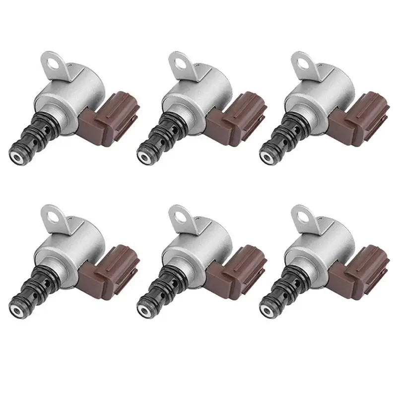 Powerful 6X Automatic Transmission Shift Control Lock Up Solenoid For Honda Accord Acura 28400-P6H-003 28500-P6H-013(Brown)