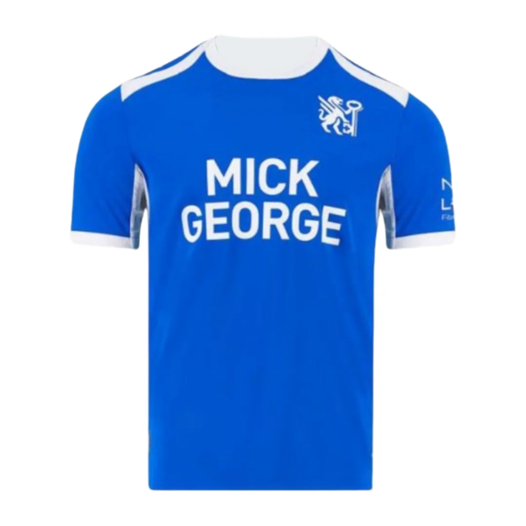26/27 Peterborough United Football Jersey Short Sleeve Blue Football Shirt Breathable Casual Sports Training Family Matching