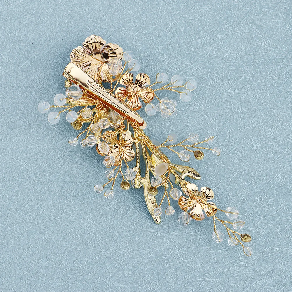 

Pearl Edge Hairpins Alloy Bobby Clips Women Barrettes Lightweight Durable Flower Design Wedding Party Accessories Hair Care