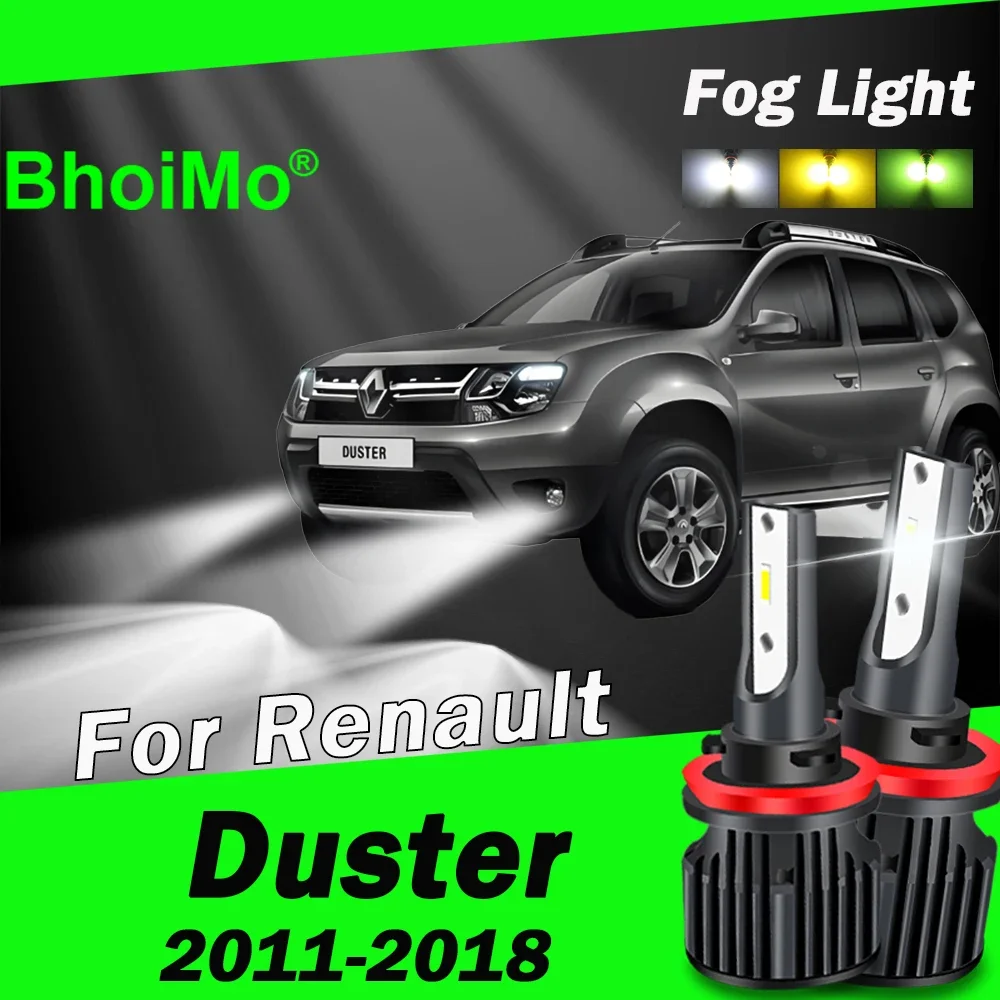 

For Renault Duster Front Fog Light Lamp Led Bulb 2011 2012 2013 2014 2015 2016 2017 2018