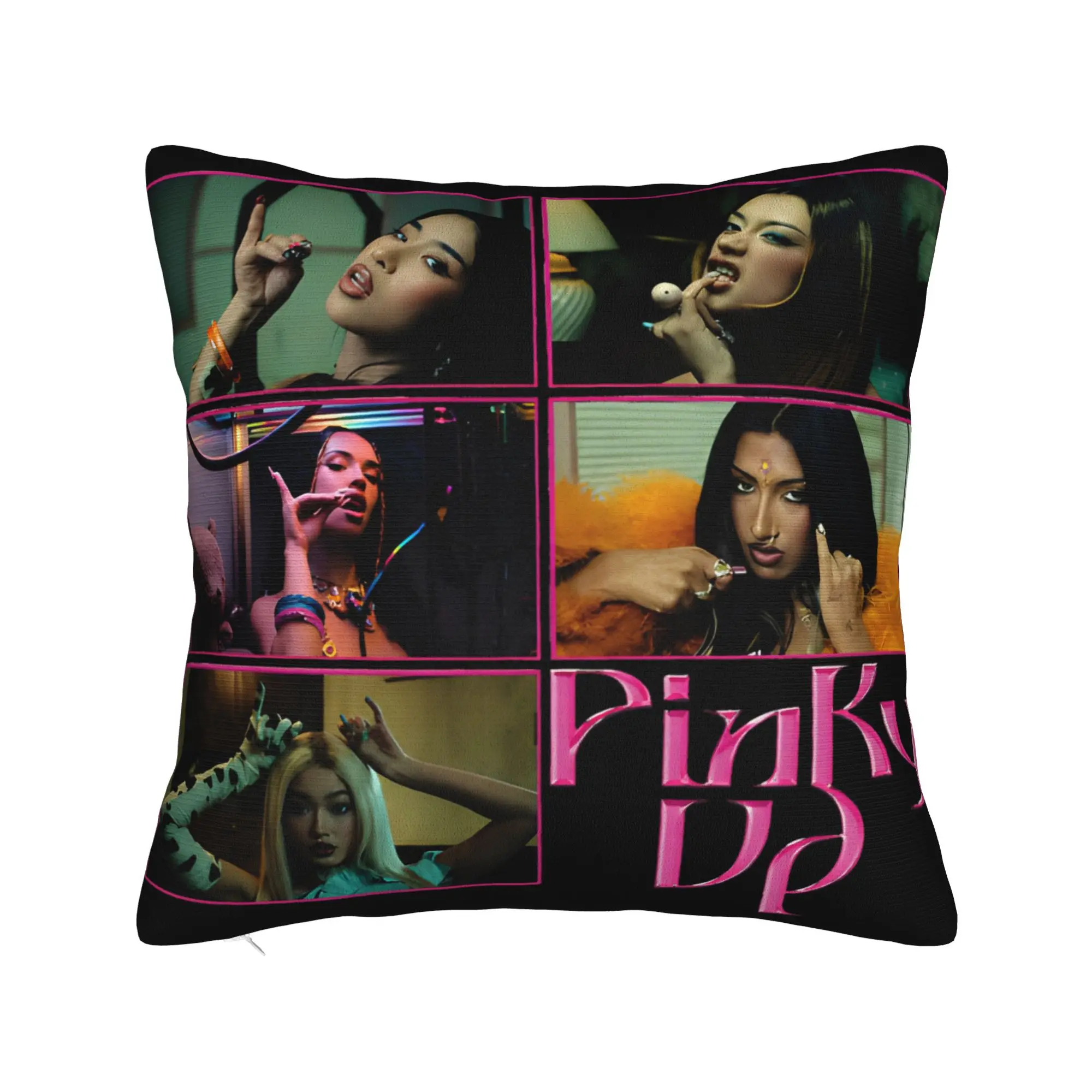 Katseyes Pinky Up 2026 Pillowcases  Vintage Pillow Case For Sofa Home Decoration Soft Pillow Cover