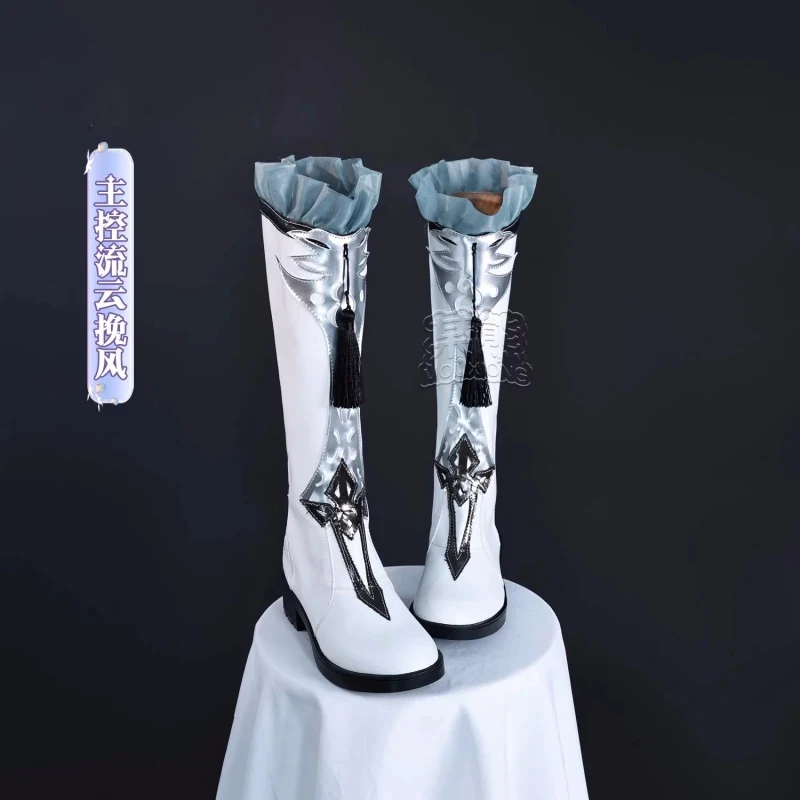 

gb6Heroine Game Love and deepspace Xavier Women Long Boots Clothes ACC Halloween Cosplay Costumes Props Shoes Stoc
