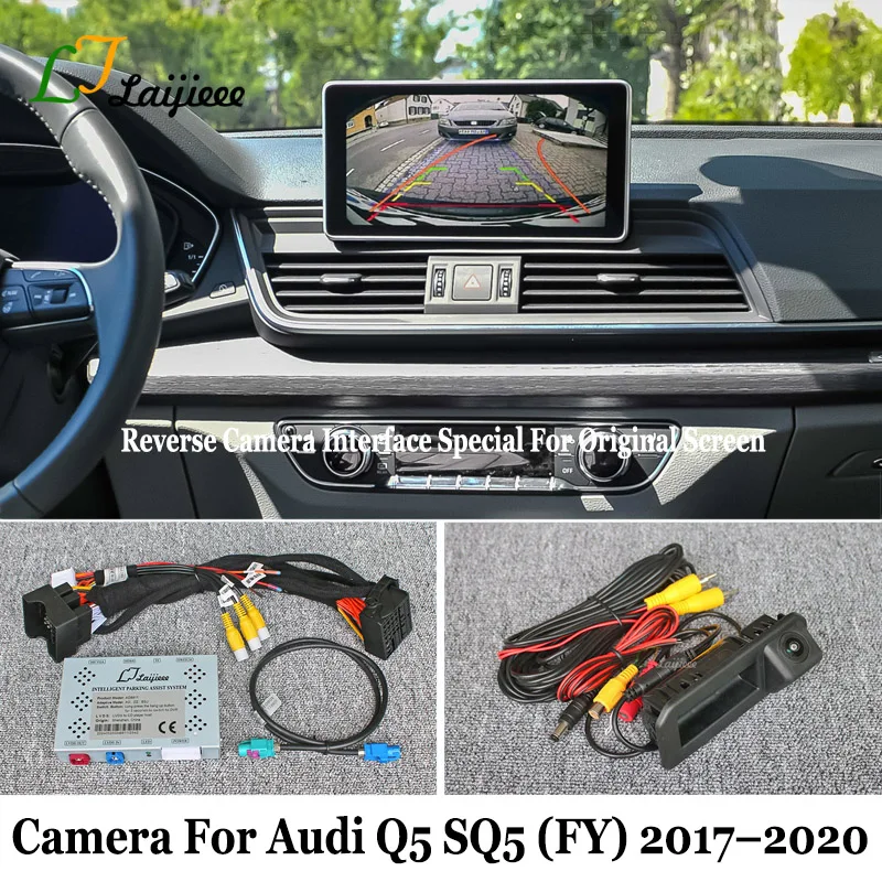 For Audi Q5 SQ5 FY 2017 2018 2019 2020 Original 7 Or 8 Inch Screen Plug and Play HD Night Vision Front Rear View Reverse Camera