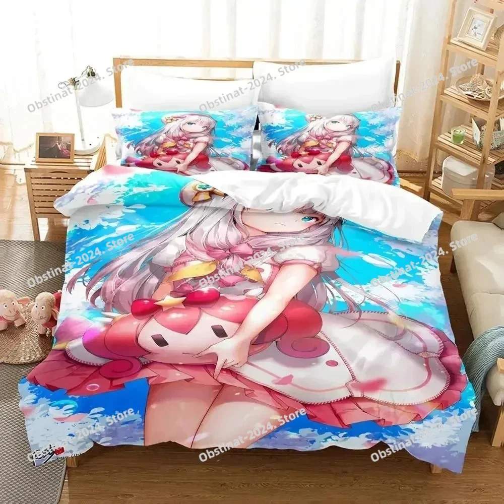 

Anime Izumi Sagiri Eromanga Sensei Bedding Set Duvet Cover Bed Set Quilt Cover Pillowcase Comforter king Queen Size Boys Adult