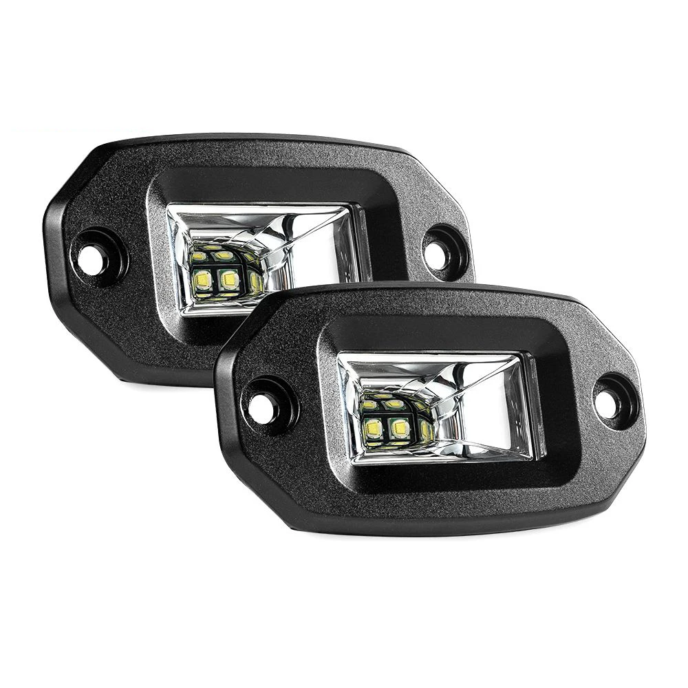 12V LED Light Bar 2Pcs 4X4 Waterproof Led Light Bar Flood Bulb 20W 6000K White Auto Fog Lamp ATV Driving Light