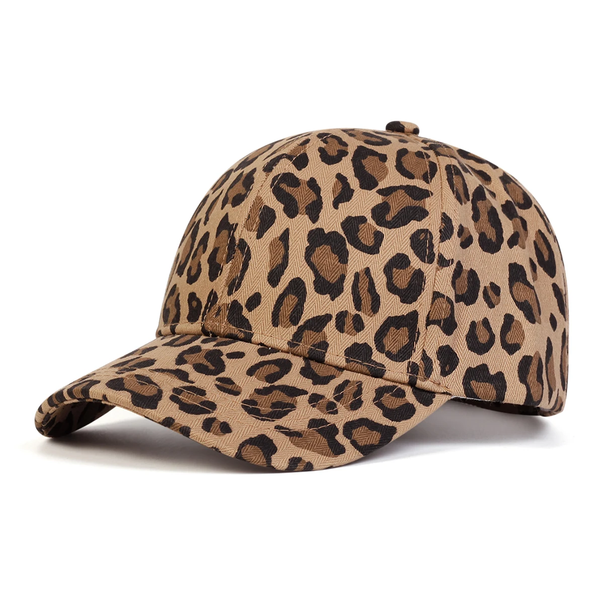 Children Leopard Print Baseball Caps Spring Autumn Outdoor Adjustable Casual Hats Boy Girl Travel Sunscreen Hat