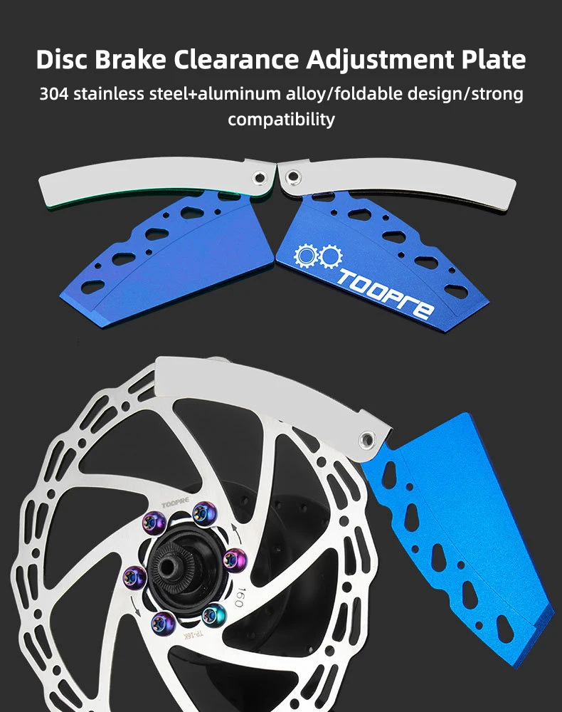 TOOPRE Fahrrad-Scheibenbremsen-Einstellplatte MTB Bremsbelag-Abstandshalter Rotor-Ausgleichsplatte – Detail 1