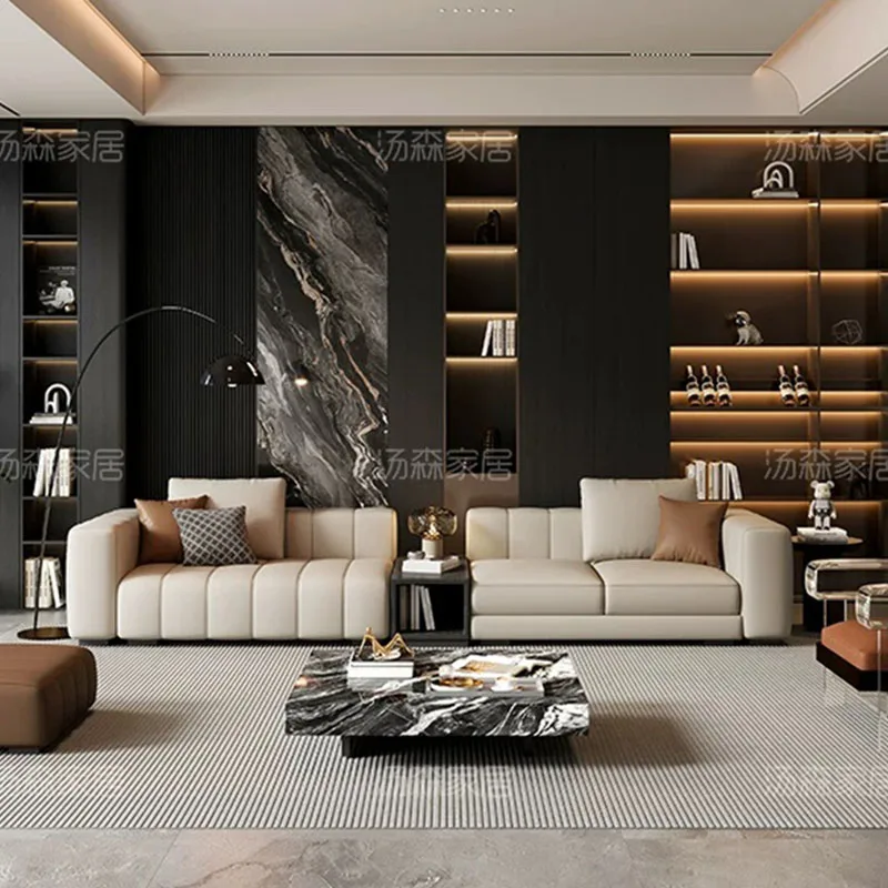 Luxury Modern Living Room Sofas Puffs Futon Sectional Armchair Nordic Living Room Sofas Replica Designer Divano Home Furniture