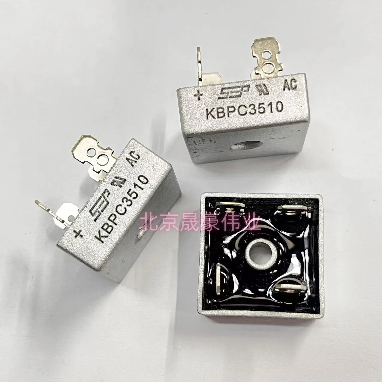 2pcs KBPC5010 KBPC3510 KBPC2510 Single-phase Rectifier Bridge Square Bridge 50A 35A 25A 1000V Rectifier Bridge