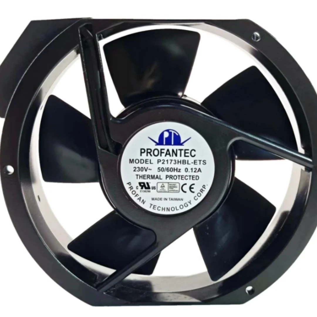 

PROFANTEC P2173HBL-ETS AC 230V 0.12A 172x152x38mm 2-Wire Server Cooling Fan