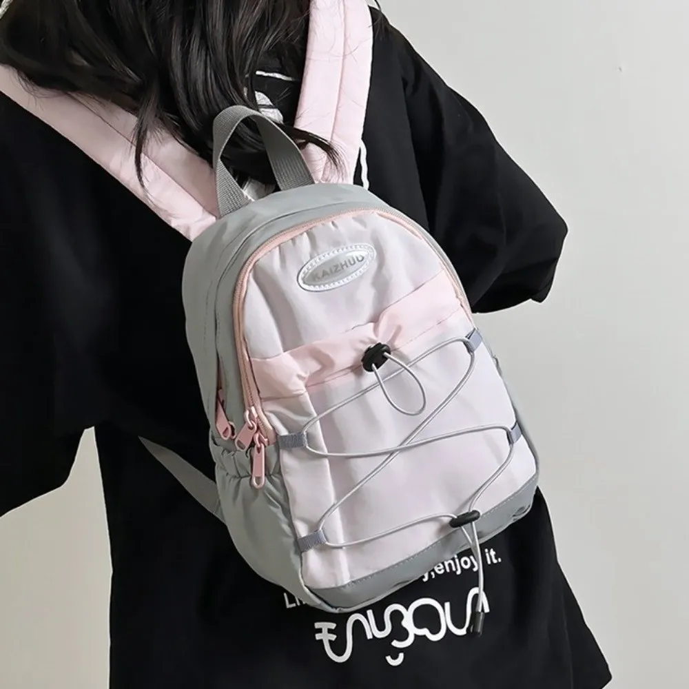 

Модный легкий рюкзак в японском стиле, однотонный, из нейлона, для отдыха, повседневная универсальная сумка через плечо, школьный рюкзак для студентов, унисекс