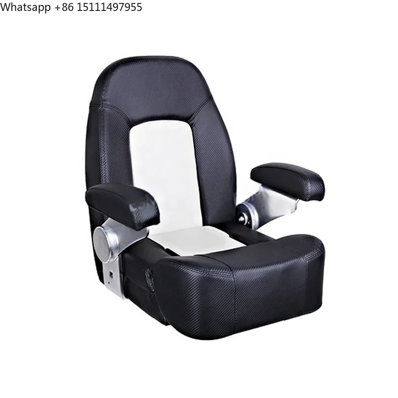 Feitine Custom Color Leather Captains Chair with Armrest Marine Seats for Boats