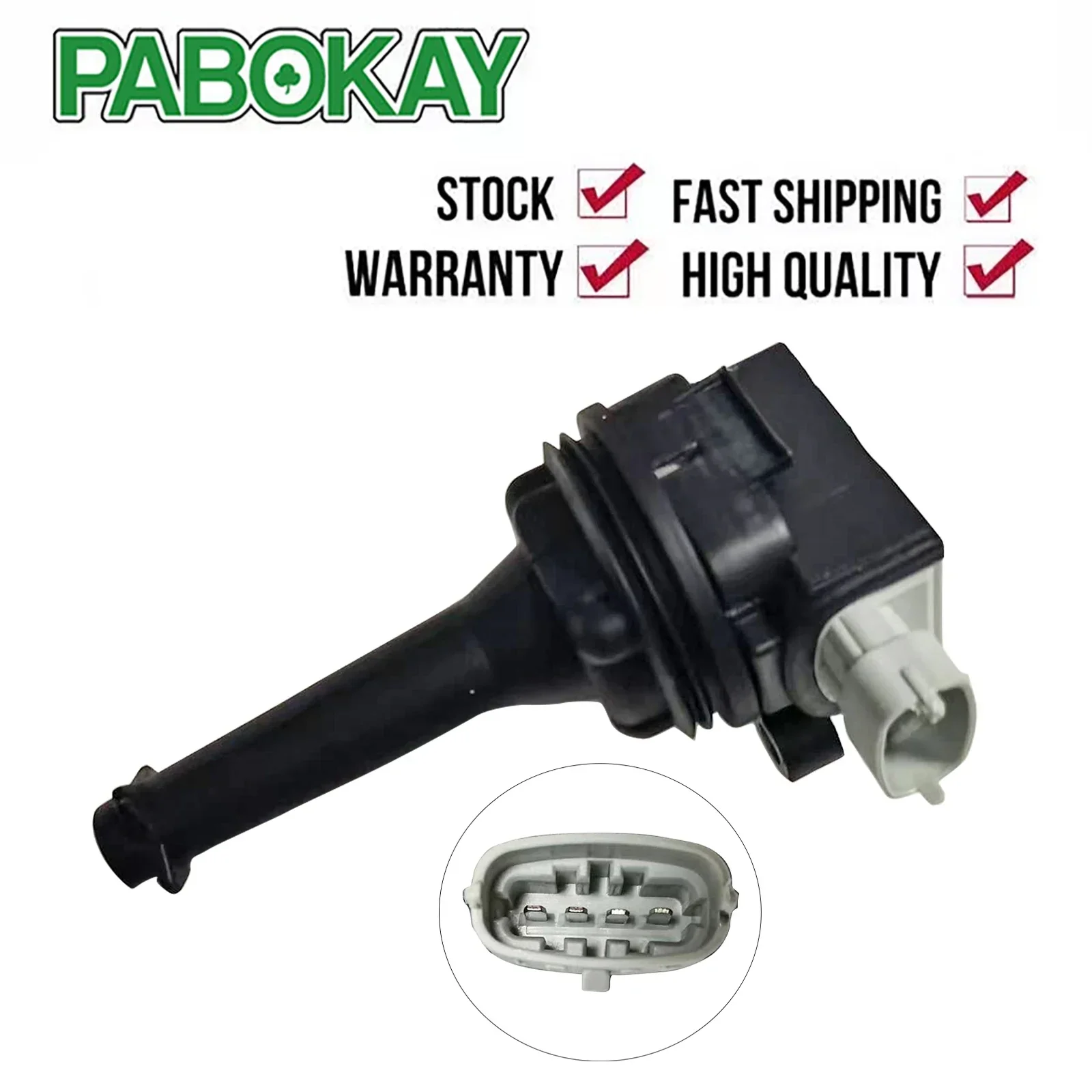 

1 шт. x катушка зажигания, 4 контакта для Volvo S40 S60 V70 C70 S80 XC90 UF341 9125601 0221604008 0221604010 C1721 CUF517 B348 00082