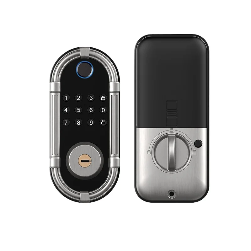 

Lock wooden door swipe card electronic password smart office fingerprint door lock household universal type