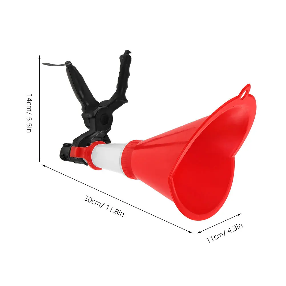 قمع تعبئة زيت المحرك العالمي القابل للتعديل، تصميم بدون انسكاب للسيارات والدراجات النارية ومجموعة أدوات تغيير زيت السيارات