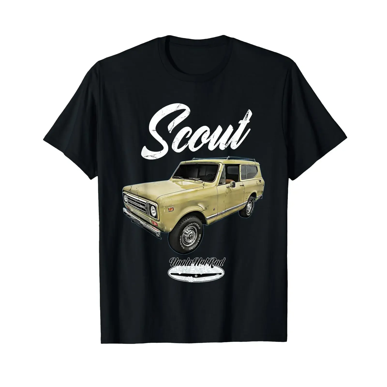 Scout Classic Truck Pickup International Harvester Oldtimer T Shirt vintage Washed Breathable homme streetwear Casual Soft