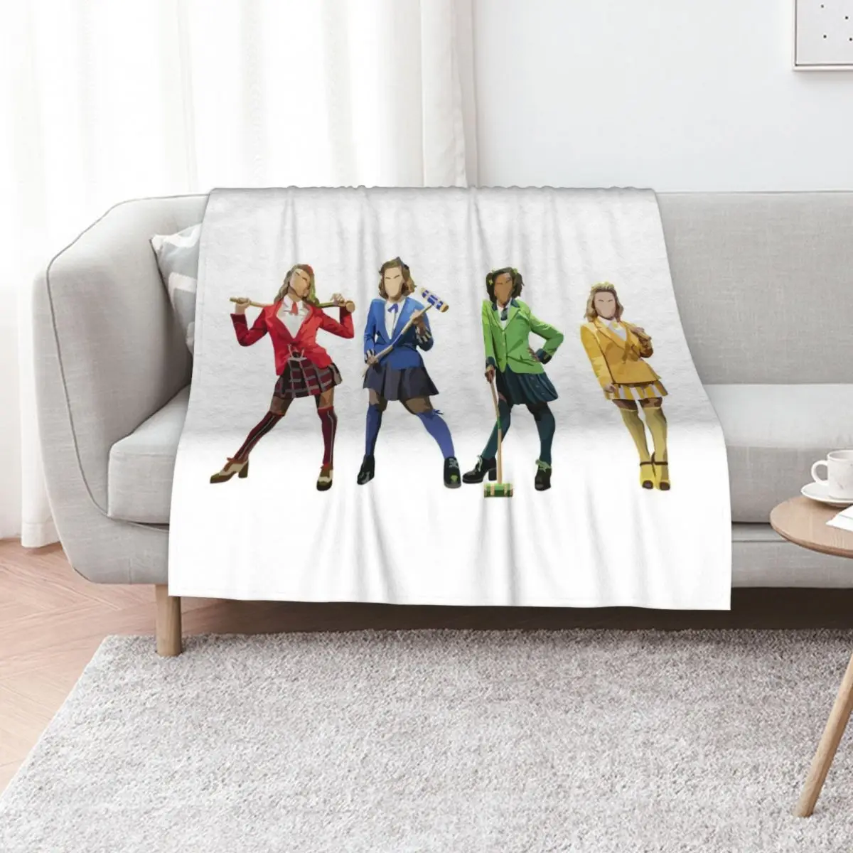 

heathers (west end) Throw Blanket Plaid halloween Kid'S Blankets For Baby Blankets