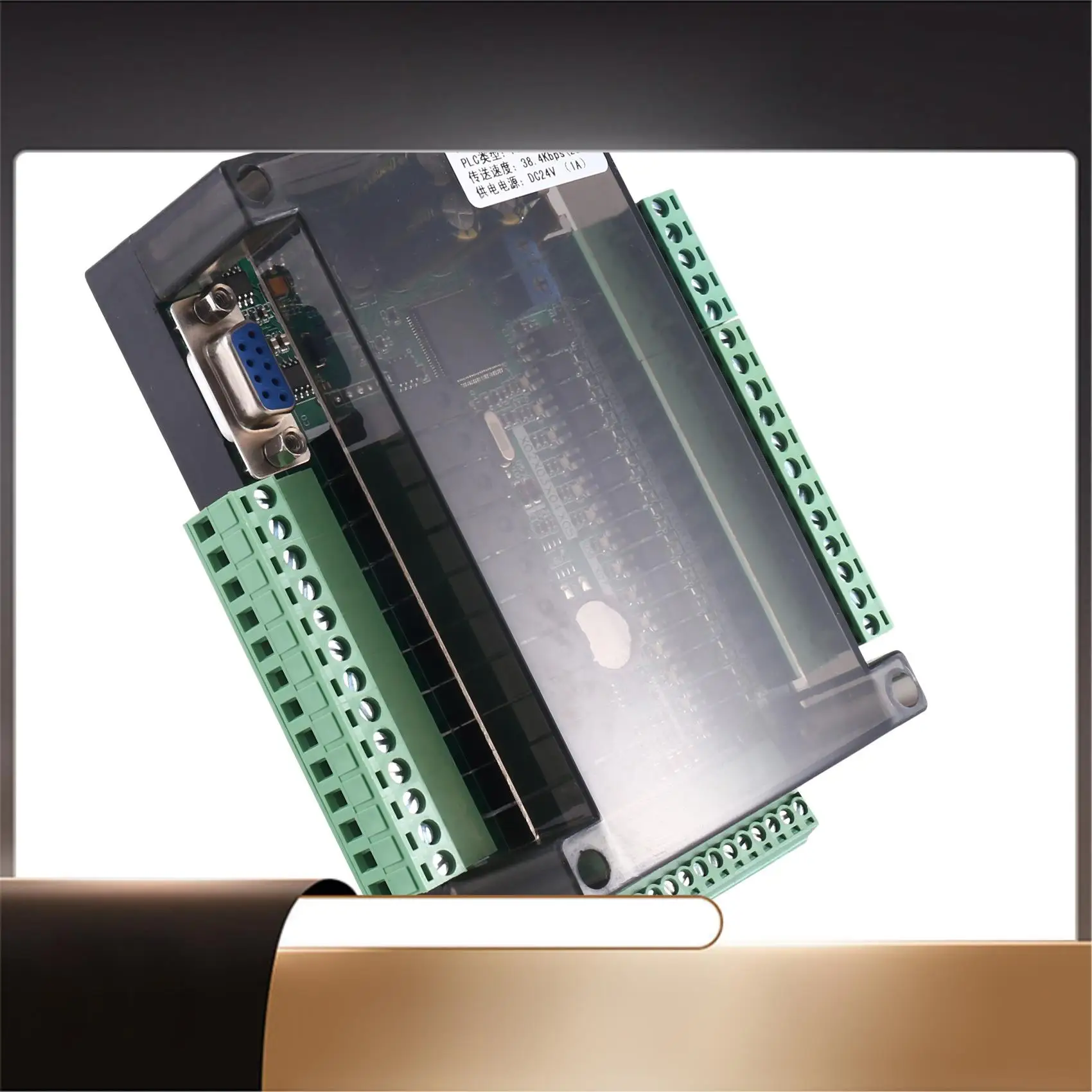 

1 PCS FX3U-24MR PLC Industrial Control Board 14 Input 10 Output 2DA With 485 Communication And RTC (A)-X64A