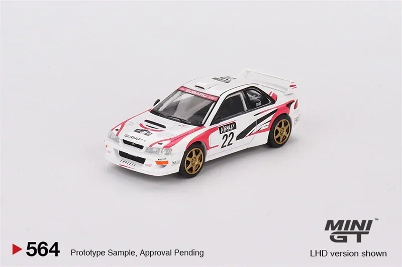 

MINI GT 1:64 Impreza WRC98 1999 г. Rally Tour de Corse # Литая под давлением модель автомобиля с левым рулем