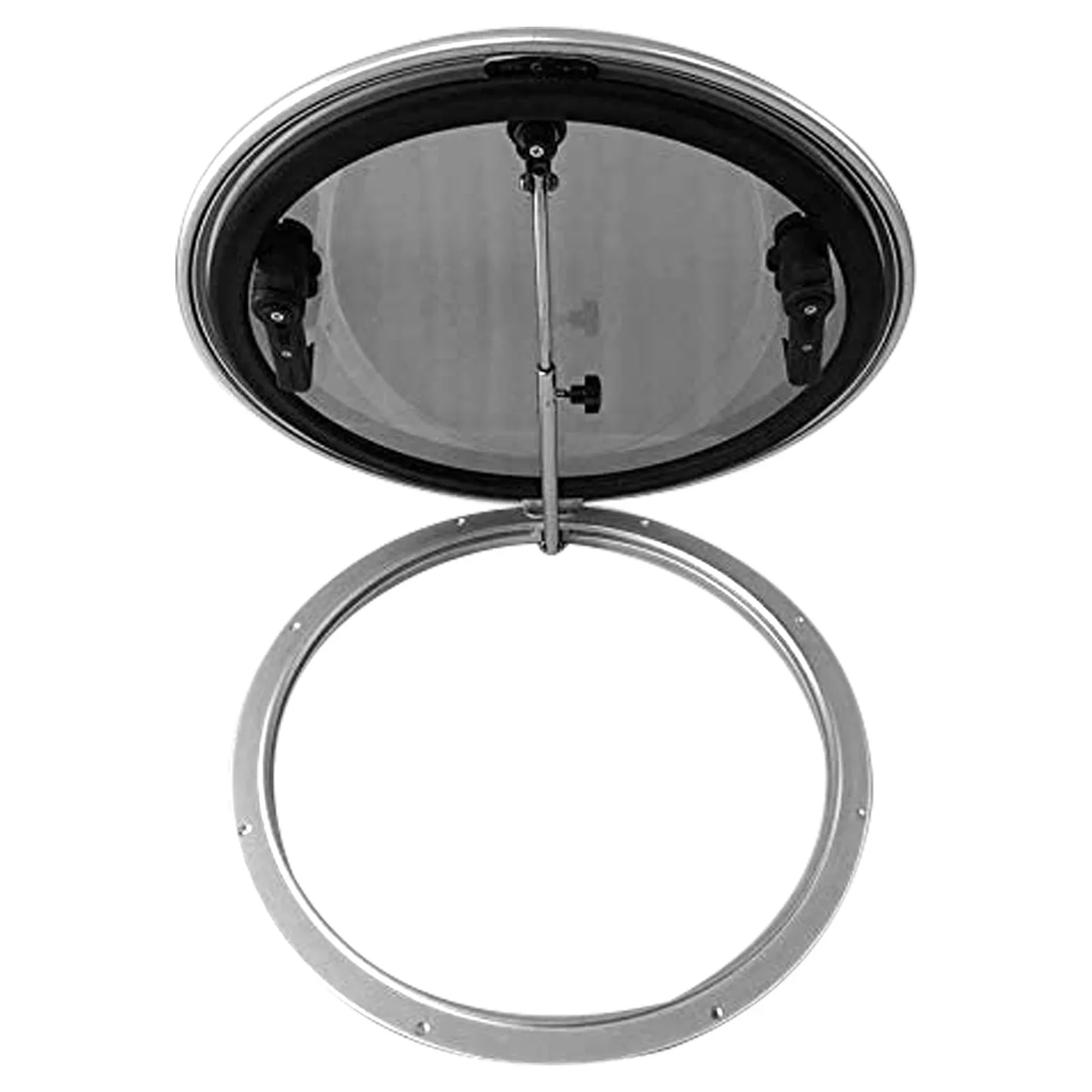 Aluminum Round Hatch Porthole Portlight With Tempered Glass For Marine Boat Yacht