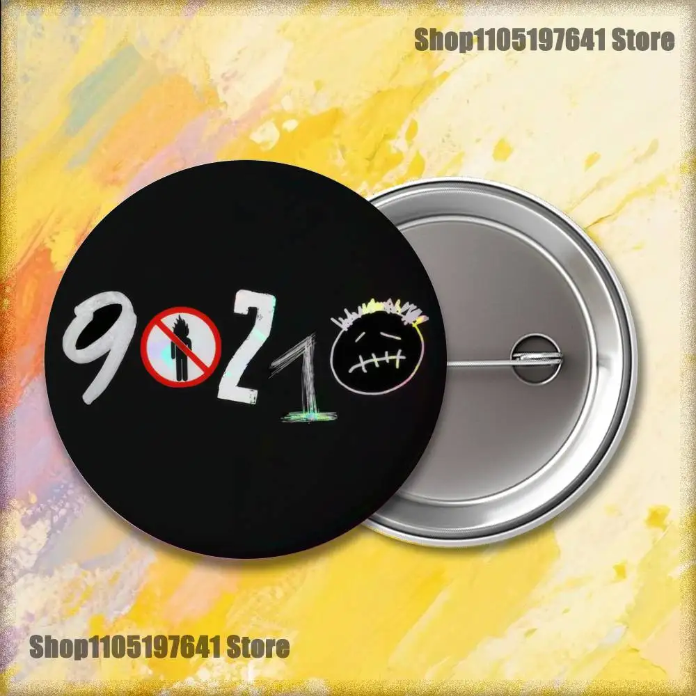 مغني الراب T-Travis S-Scott شارات زر مستدير الإبداعية دبوس بروش شارة حقيبة اكسسوارات الديكور المشجعين جمع الأصدقاء الهدايا #6