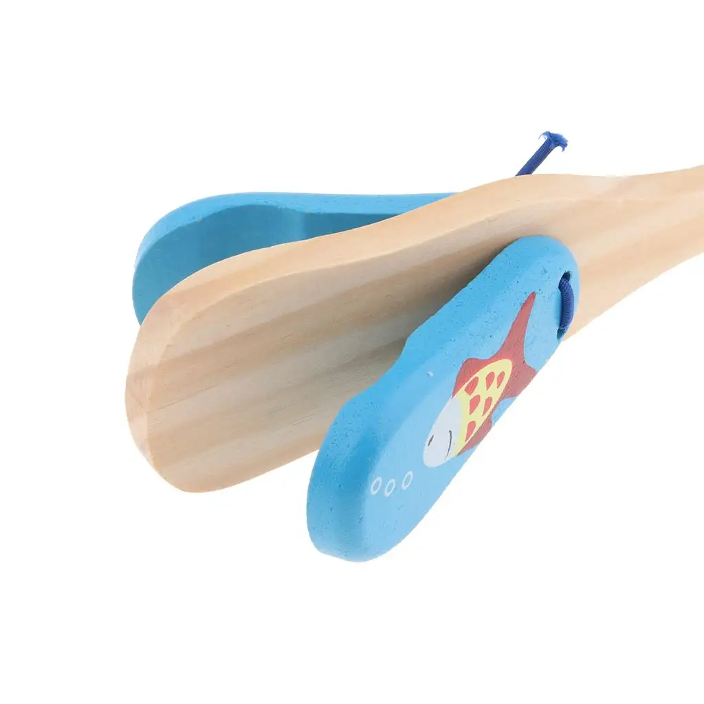 مقبض خشبي صنجات أداة قرع موسيقية وسائل تعليمية