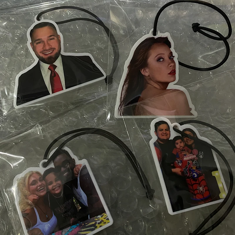 

Cute Custom Acrylic Photo Lanyard Car Decoration Keychain llaveros Personalize Picture Girlfriend Boyfriend Couple Key Ring Gift