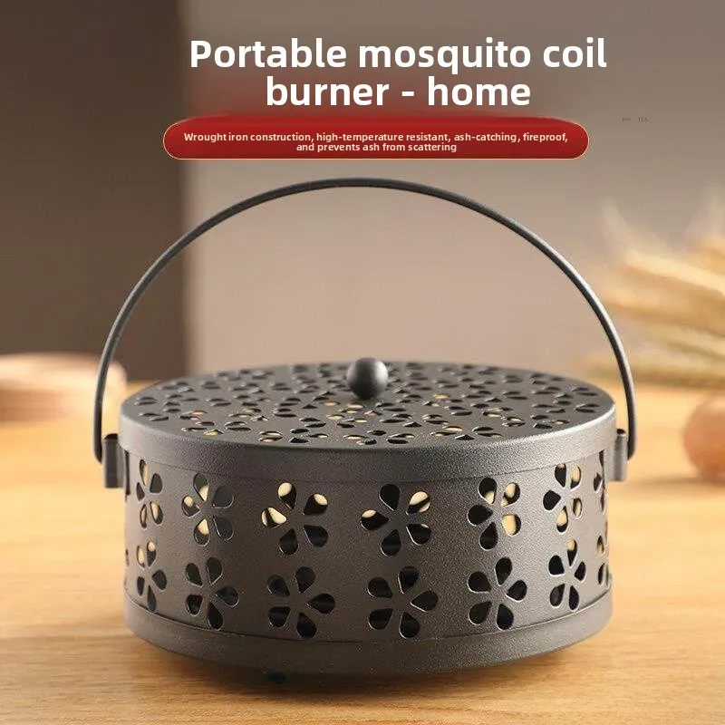 

Safe Outdoor Mosquito Coil Holder with Lid New Home Use Model Mosquito Coil Tray Support Bracket Indoor Outdoor Decorative Ar...