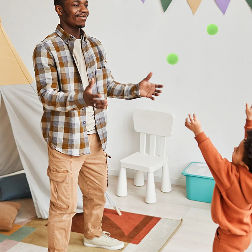 

100 pcs Sponge Foam Balls For Kids Shooting Game Target Practice Indoor Outdoor Play Refill Replacement Soft Agility Trainer