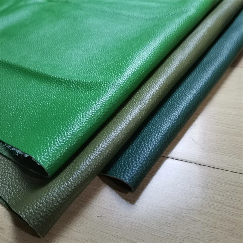 1.2/1.5mm Green Cowhide. First Layer Leather.Real Leather Fabric. Handmade DIY For Bags. Sofa Repair. Full-Sheet Cutting