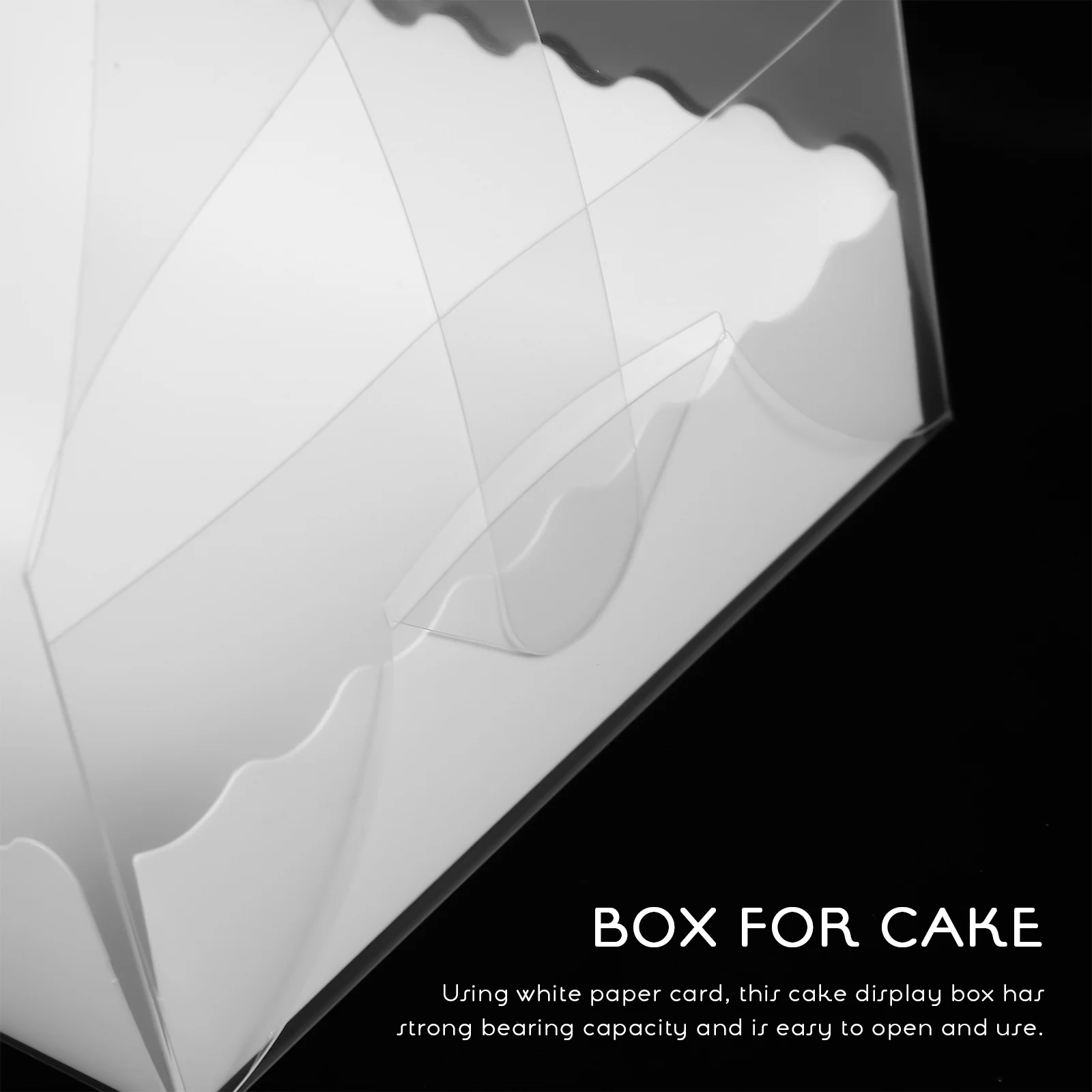 

Cake Box Clear Boxes Treat for Desserts Transparent Bakery Cupcake Carriers Containers
