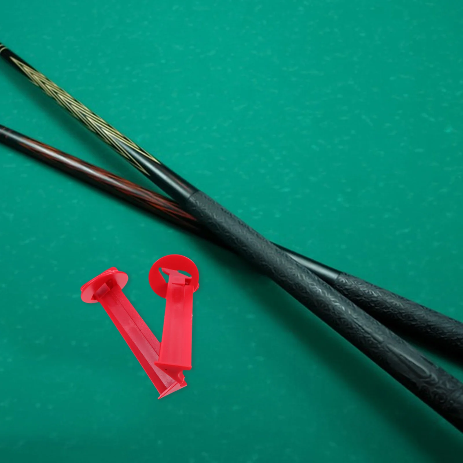 

2Pcs Pool Cue Tip Repair Tool Red Durable Compact Billiard Cue Tips Replacement Clamp Maintenance Kit for Accurate Pool Tip