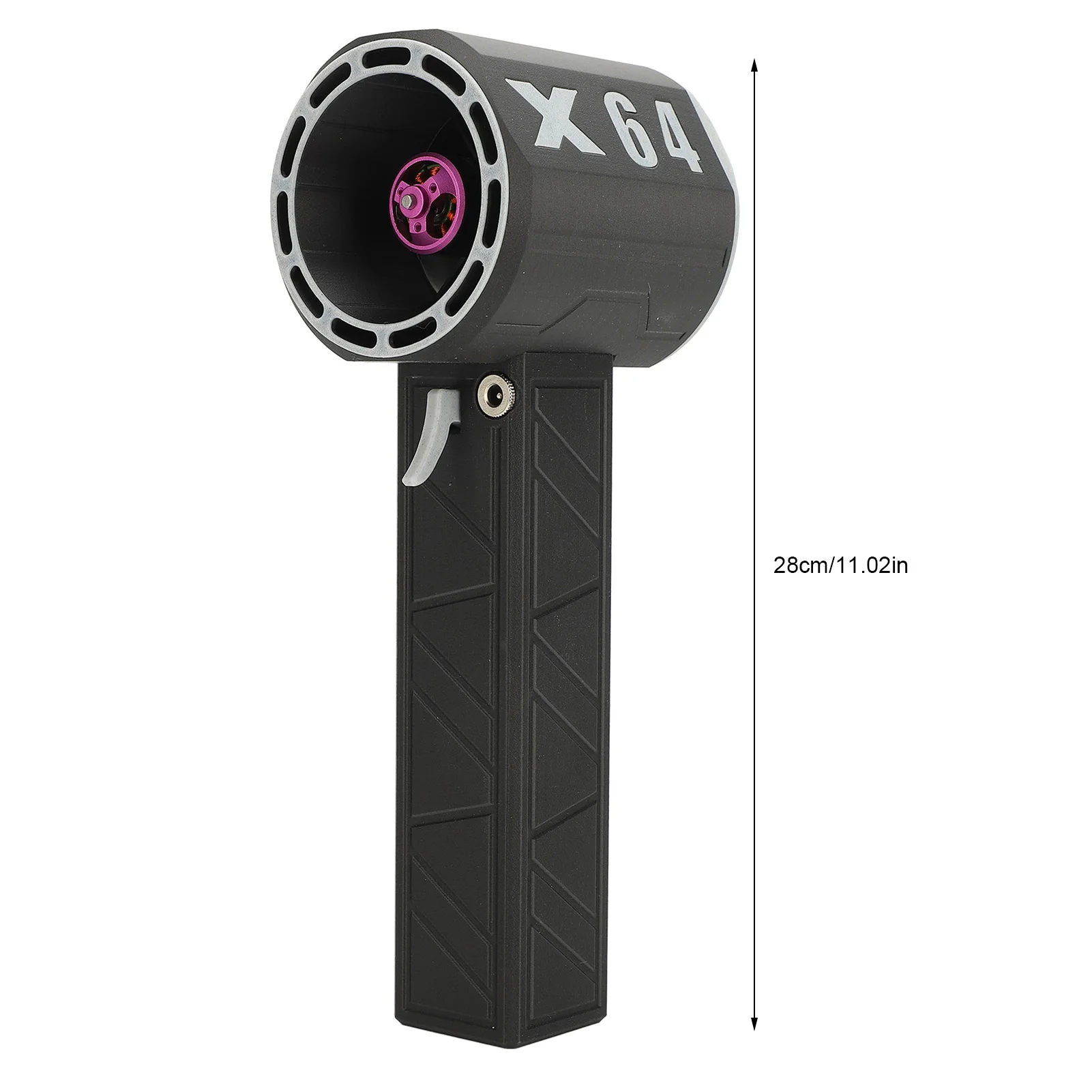 Ventilatore elettrico per polvere 100-240V Sblocco chiave 11 pale Potente ventilatore turbofan Motore senza spazzole per ventilatore a getto per auto domestica