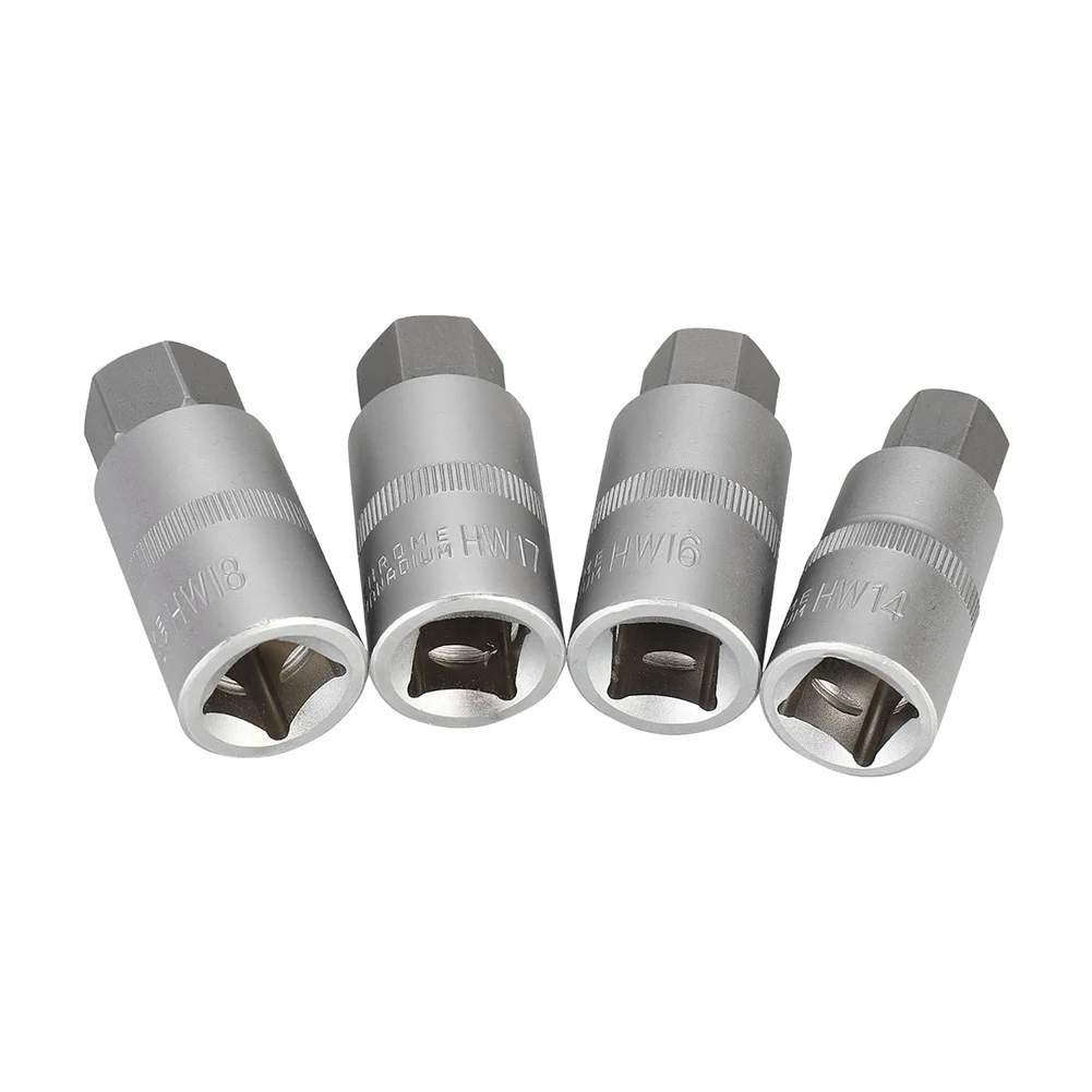 12-teiliger Vierkant-Steckschlüssel-Satz 1/2'' Schlagschrauber-Sechskant-Bit-Set H5 H6 H7 H8 H10 H12 H14 H16 H17 H18 H19 H22 Reparaturwerkzeug-Set – Detail 6