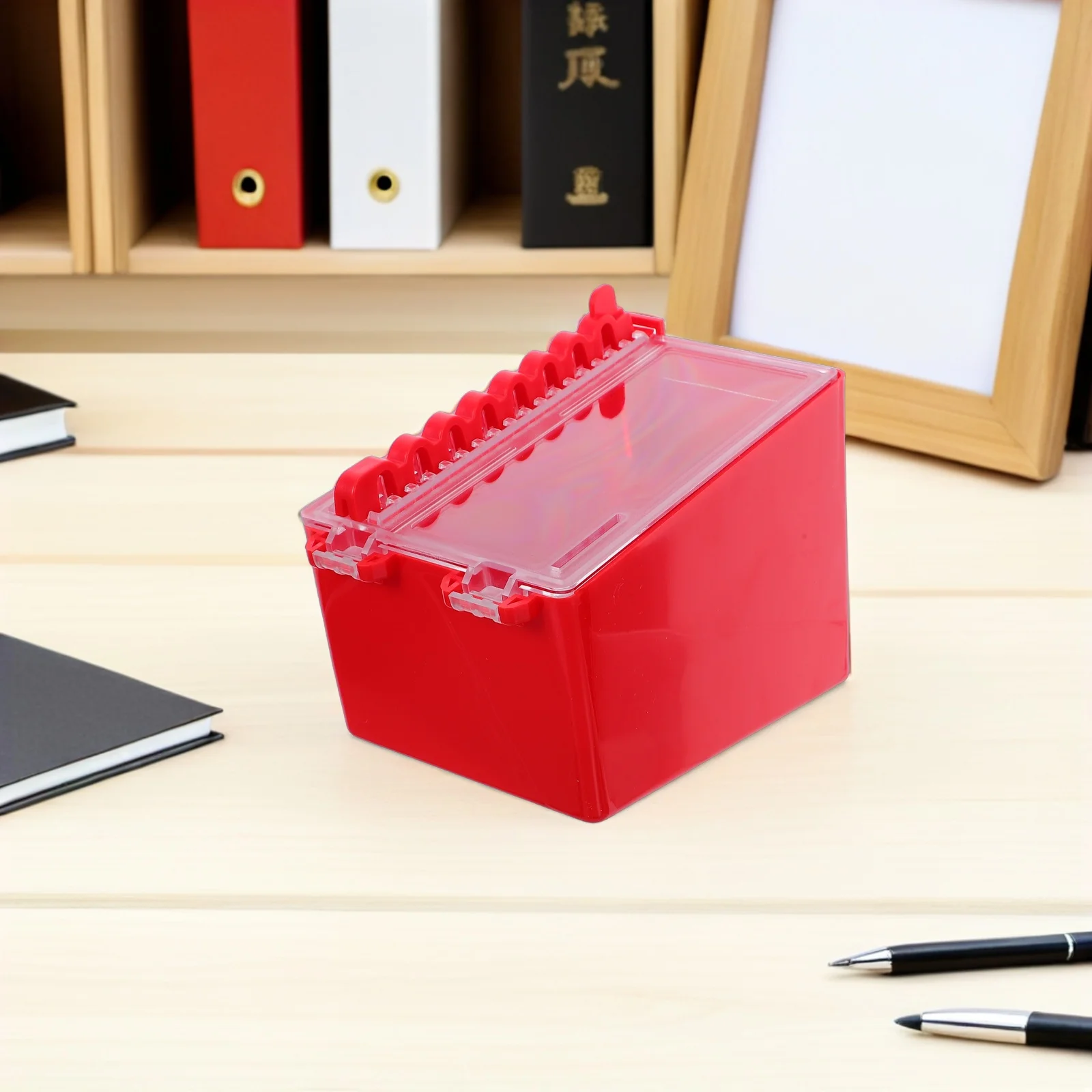 Group Padlock Box Red Wall Mounted Lockout Tagout Station Cabinet 8 Slots Clear Panel Portable Safety Lock Box Key Storage