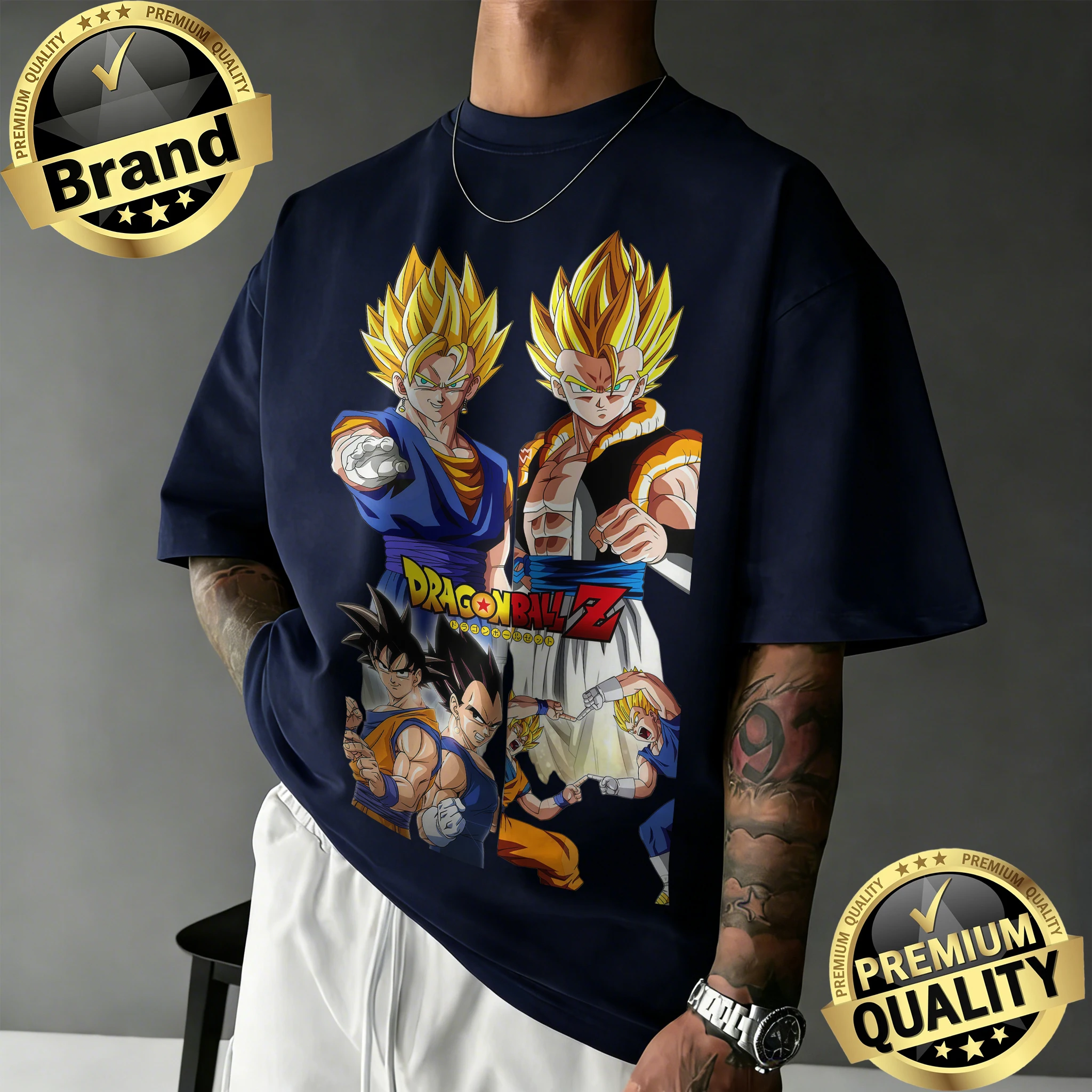 Camiseta de Algodão Dragon Bal - Anime Cosplay Duo avaliação e preço