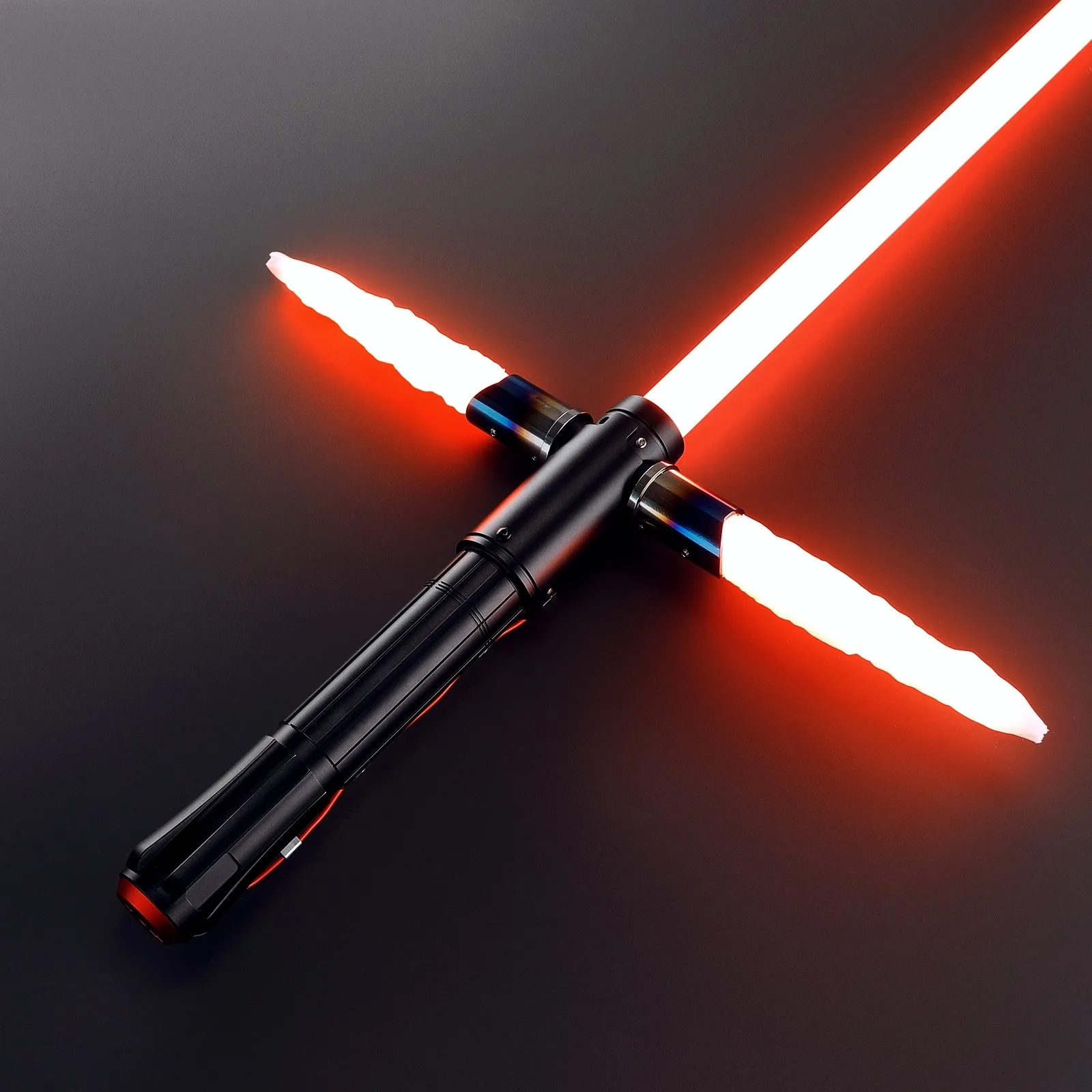 JS Lightsaber Xenopixel Kylo Ren Light Sabre Jedi Neopixel مقبض معدني ليزر السيف تأثيري الثقيلة المبارزة مضيئة تأثيري اللعب