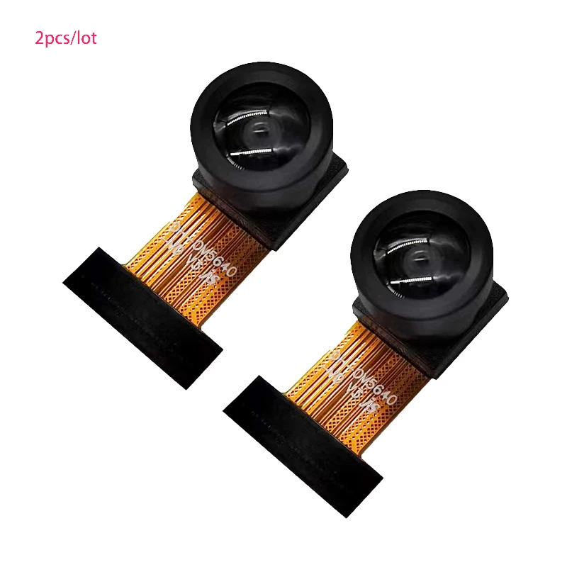 

2Pcs/Lot 2592*1944 5 Million Pixels OV5640 Camera Module FF Wide Angle 120° 24PIN 0.5MM For ESP32-CAM