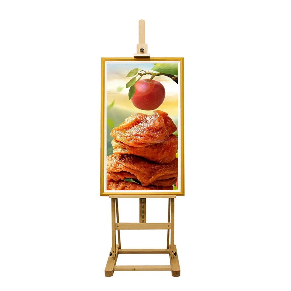 

NEW Innovative Wood Frame Indoor Floor Standing 49 inch LCD Advertising Display Screen for Restaurants, bars,hotels Decoration